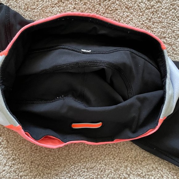 Lululemon Athletica Speed Tight black and coral full length size 4 - Picture 11 of 12